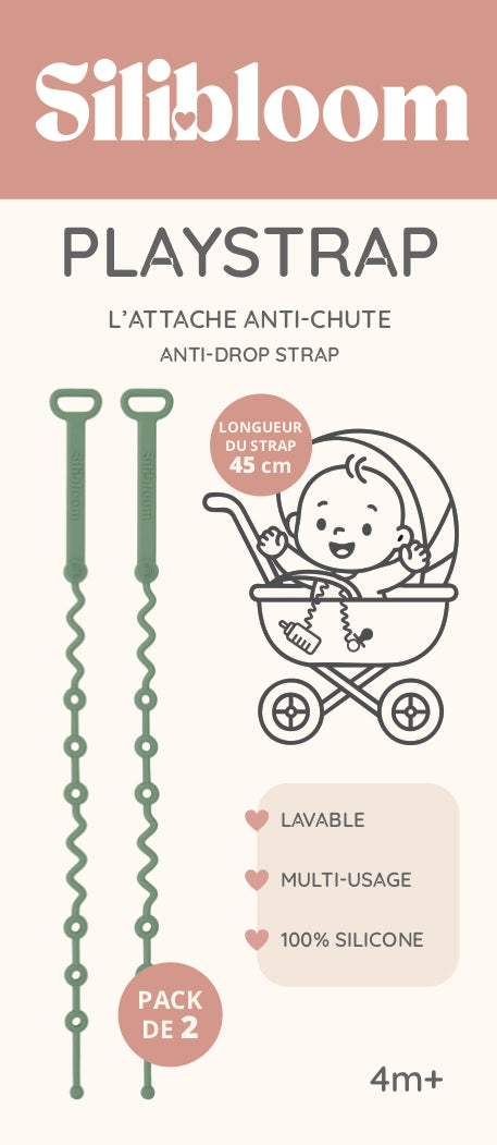 Attaches anti-chute PlayStraps - Lot de 2